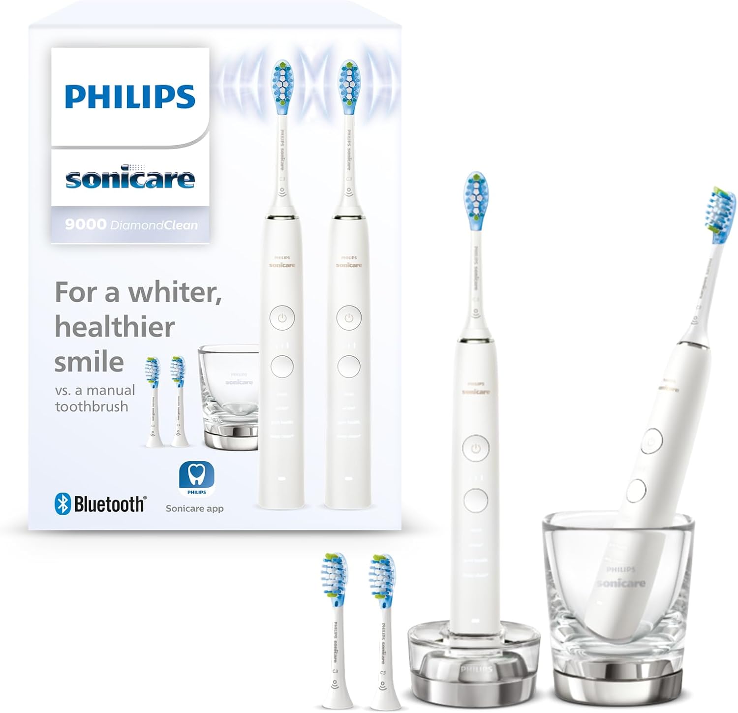 Philips Sonicare DiamondClean 9000:  DUE Spazzolini Elettrico con Risparmio Notevole - Black Friday 2024